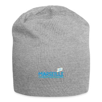 Marseille - Bonnet en jersey - gris chiné - Devant