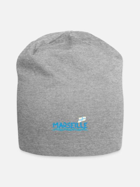 Marseille - Bonnet en jersey - gris chiné