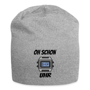 OH ALREADY BEER CLOCK - Jersey Beanie - heather grey - Front