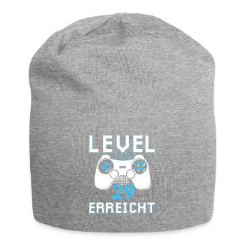 Level 29 Erreicht Gamer - Jersey-Beanie - Grau meliert - Vorne