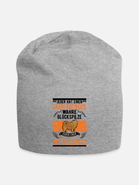 Mittelspitz Schutzengel - Jersey-Beanie - Grau meliert