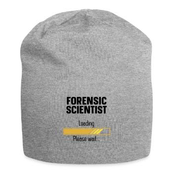 Future Forensic Scientist Investigator Criminology - Jersey Beanie - heather grey - Front