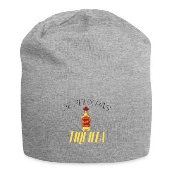 Je peux pas j'ai Tequila - Bonnet en jersey - gris chiné - Devant