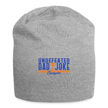 Father Shirt, Trophée du champion de la blague de papa invaincu - Bonnet en jersey - gris chiné - Devant