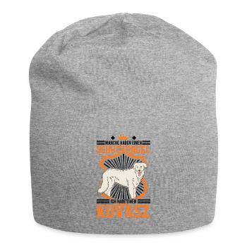 Kuvasz Schutzengel - Jersey-Beanie - Grau meliert - Vorne