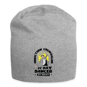 Conseillers en toxicomanie danse Les conseillers en toxicomanie dansent - Bonnet en jersey - gris chiné - Devant