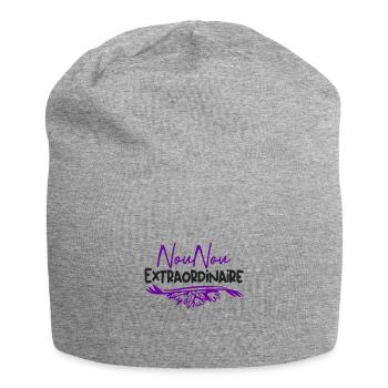 Nounou extraordinaire - Bonnet en jersey - gris chiné - Devant