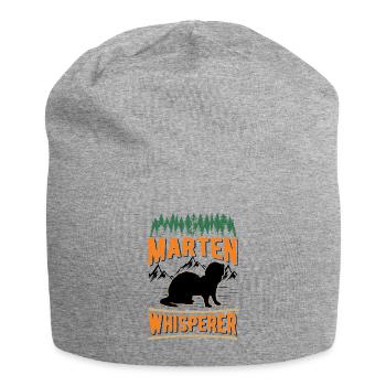 Marten Whispering Tree Marten - Jersey Beanie - heather grey - Front