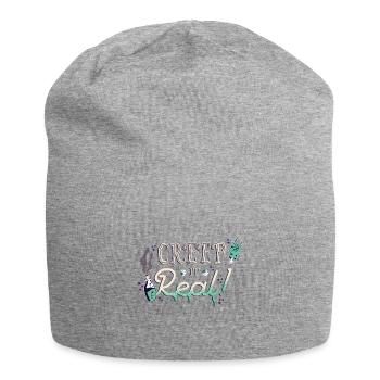 Halloween Zombie Untoter Leiche Kreatur Tot Kostüm - Jersey-Beanie - Grau meliert - Vorne