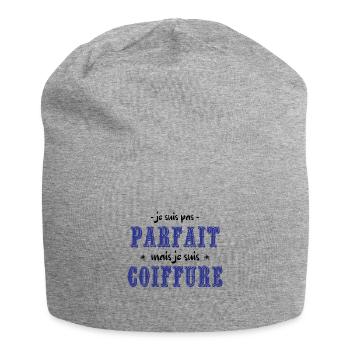 JE SUIS COIFFEUR - Bonnet en jersey - gris chiné - Devant