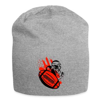 Football américain Drapeau Sports patriotiques - Bonnet en jersey - gris chiné - Devant