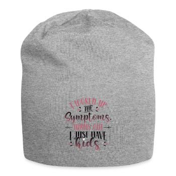 J’ai cherché les symptômes. - Bonnet en jersey - gris chiné - Devant