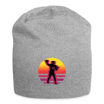 Retro Vintage American Football Sport - Jersey-Beanie - Grau meliert - Vorne