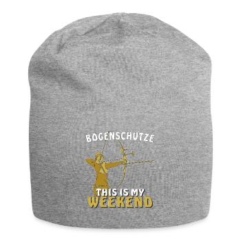 BOGENSCHÜTZE THIS IS MY WEEKEND - Jersey-Beanie - Grau meliert - Vorne