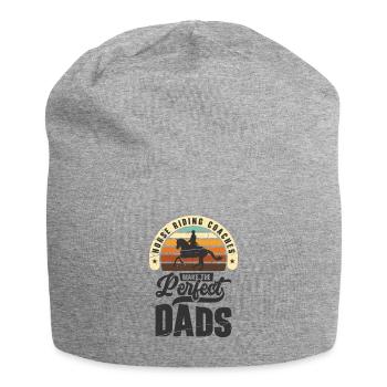 Reiten Reitlehrer Perfekter Vater Sporttrainer - Jersey-Beanie - Grau meliert - Vorne
