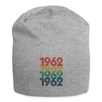 Cool Retro 1962, 60 ans, cadeau de 60e anniversaire - Bonnet en jersey - gris chiné - Devant