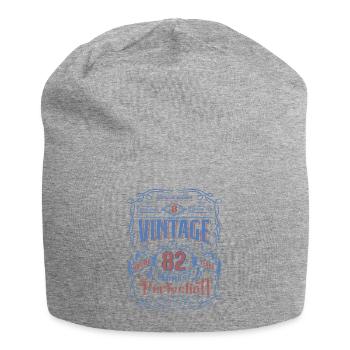 Vintage Crafted To Perfection 82nd Birthday - Jersey Beanie - heather grey - Front