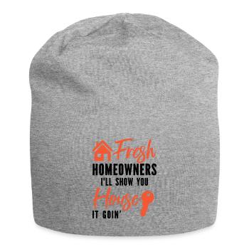 Neue Hauseigentümer Einweihung Frisch - Jersey-Beanie - Grau meliert - Vorne