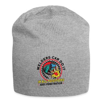 Soudeur Femme Drôle Drôle Soudage Petite Amie Cadeau - Bonnet en jersey - gris chiné - Devant