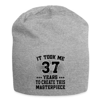 It took me 37 years - Geburtstag Happy Birthday - Jersey Beanie - heather grey - Front