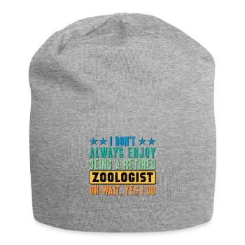 Zoologiste à la retraite Vintage Retirement Zookeeper - Bonnet en jersey - gris chiné - Devant