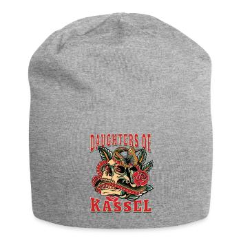 Kassel Frau Geschenk daughters of Kassel - Jersey-Beanie - Grau meliert - Vorne