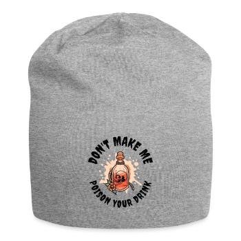 Aqua Tofana Skull Poison Crime Fan Drink Poison - Jersey Beanie - heather grey - Front