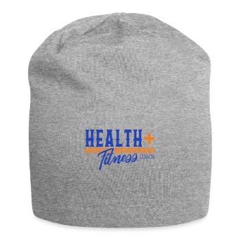 Health Fitness Coach Shirt, Instruktor Workout - Jersey-Beanie - Grau meliert - Vorne
