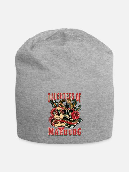 Marburg Frau Geschenk daughters of Marburg Frauen - Jersey-Beanie - Grau meliert