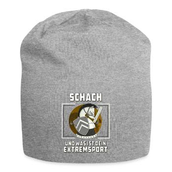 SCHACH UND WAS IST DEIN EXTREMSPORT - Jersey-Beanie - Grau meliert - Vorne