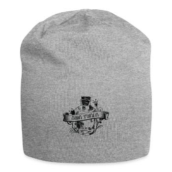 Aqua Tofana Line Art Poison Bottle Crime Fan - Jersey Beanie - heather grey - Front