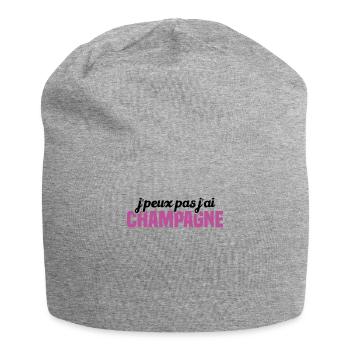 Je Peux Pas J'ai - Bonnet en jersey - gris chiné - Devant