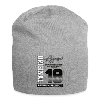 2018 Vintage Birthday Vintage Gift Retro - Jersey Beanie - heather grey - Front