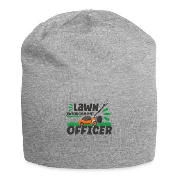 Garden Plants Gardener Lawn Mowing Leaf Blowers - Jersey Beanie - heather grey - Front
