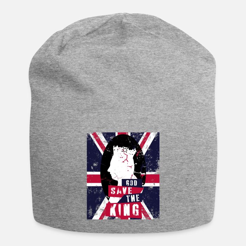 Dieu protège le roi - Bonnet en jersey - gris chiné