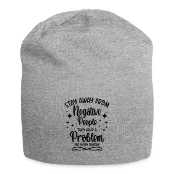 Problemlösung Kritische Denker Positive Motivation - Jersey-Beanie - Grau meliert - Vorne