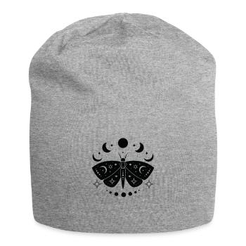 Himmlischer Schmetterling Mystischer - Jersey-Beanie - Grau meliert - Vorne