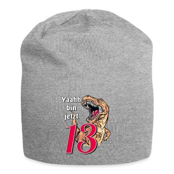 GEBURTSTAG Yaahh bin jetzt 13 - Jersey-Beanie - Grau meliert - Vorne