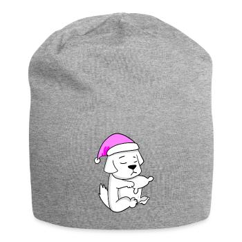 Hund Hunderasse Pyrenäenberghund - Jersey-Beanie - Grau meliert - Vorne