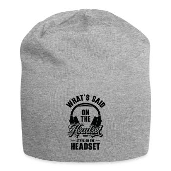 Geschäftsführender Inspizient Theater Drama - Jersey-Beanie - Grau meliert - Vorne