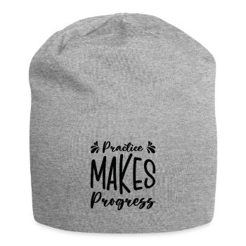 Student Education Studying Progress Study Time - Jersey Beanie - heather grey - Front