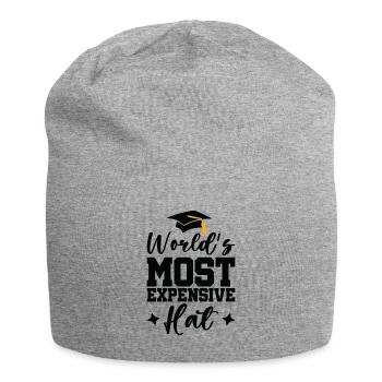 Abschlussfeier für Studenten Grad Student - Jersey-Beanie - Grau meliert - Vorne