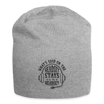 Geschäftsführender Inspizient Theater Drama - Jersey-Beanie - Grau meliert - Vorne