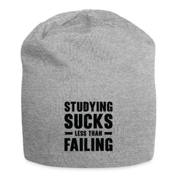 Studying Student Learning Education Lessons Study - Jersey Beanie - heather grey - Front