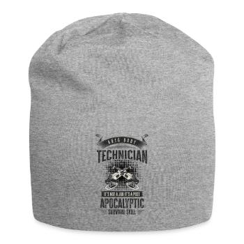 Auto Body Technician Post Apocalyptic Survival - Jersey Beanie - heather grey - Front