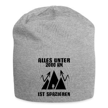 bergwandern servus alpin höhenmeter bergtags trail - Jersey-Beanie - Grau meliert - Vorne