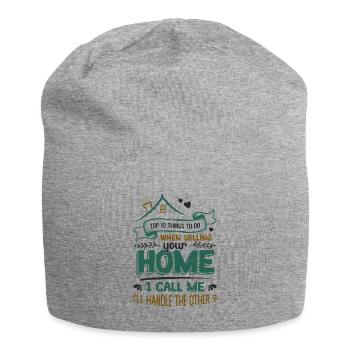 What to do when you sell your home - Jersey Beanie - heather grey - Front