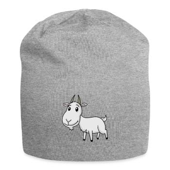 Ziege Niedlich - Jersey-Beanie - Grau meliert - Vorne