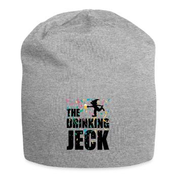 Le Jeck à boire - Carnaval Carnaval Alaaf Helau - Bonnet en jersey - gris chiné - Devant