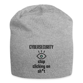 Cybersecurity - IT-Sicherheit Informatiker - Jersey-Beanie - Grau meliert - Vorne